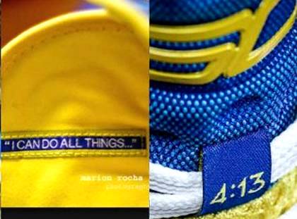 steph curry shoes scripture