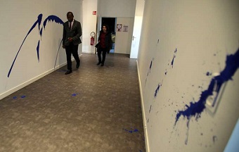 Evangelical church  in France vandalised